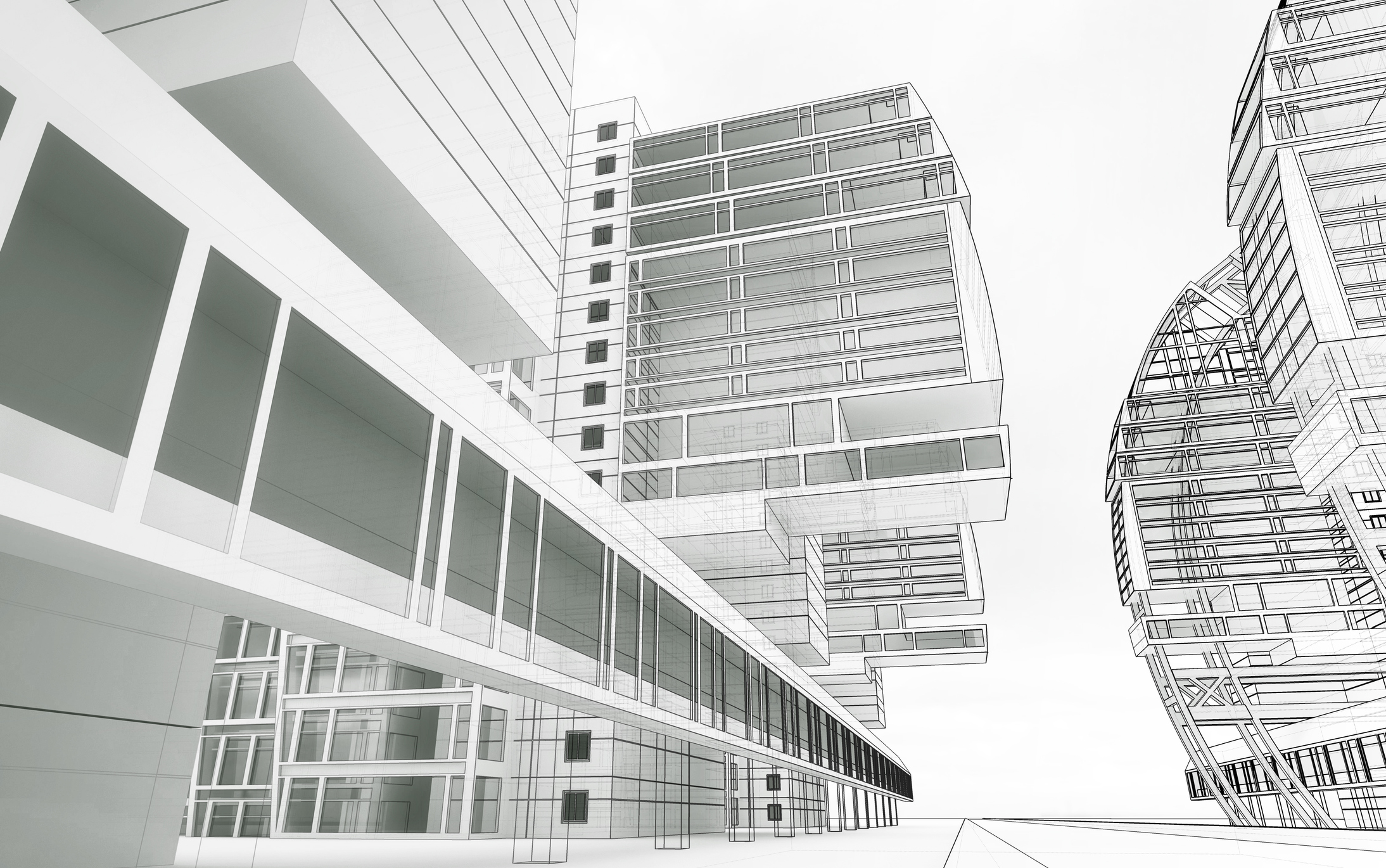 BIM-koordinator granskar 3D-modell för att kvalitetssäkra leverans i byggprojekt